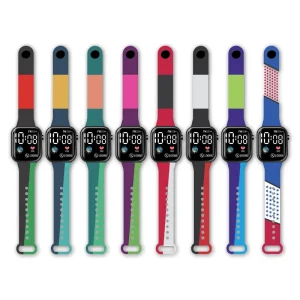 New Fresh Printing LED Square Digital Electronic Watch Fashion Personalized Watch School Students Boys Girls
