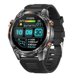 New G100 Smart Watch GPS Swimming 5AT Waterproof Outdoor Three-proof Pedometer 1.43 Inch Men’s Bracelet