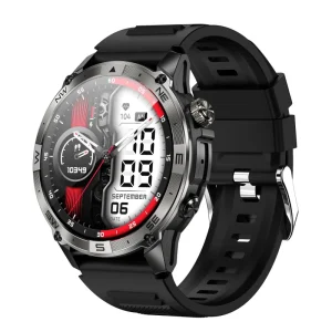 New HK08 Private Model Android AMOLED GPS Smart Watch Sleep Tracker 1.43 inch Display IP68 Waterproof Silicone Band Magnetic