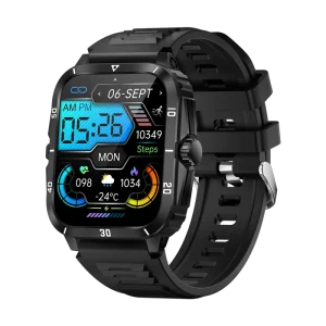 New KT71 Smartwatch IP68 Waterproof Swimming Long Standby Health Monitoring Durable Sport Watch