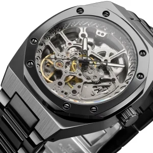 New Mechanical Watch Men’s Steel Band Mechanical Watch For Men