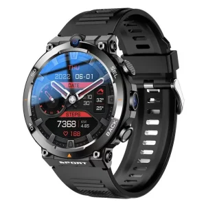 New Men’s Smart Watch Phone Dual Chip System 4G SIM Card Dual Camera Video Call WIFI GPS Tracker IP67 900mAh Silicone