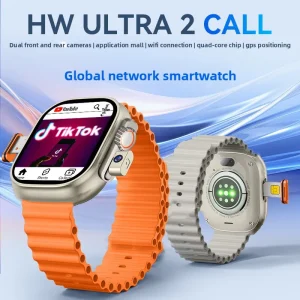 New Men’s Smart Watches SIM Card Slot Multi Functional Call Video Front and Rear Camera Positioning Function Chat Software