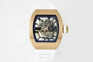 New Model 035 Barrel-Shaped Luxury Gold Stainless Steel Mechanical Watch Hollow Dial Men’s Sport Automatic Limited Edition