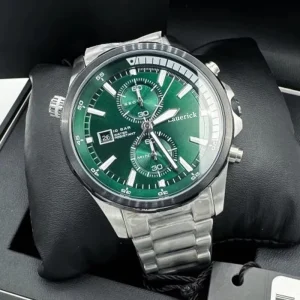 New Model Business Stainless Steel Diver Chronograph Quartz Watch 50M Water Resistant
