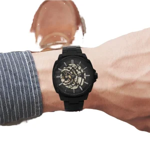 New Model Fully Automatic Seiko Movement Analog Mechanical Charm Watch Large Personalized Creative Custom Alloy Stainless