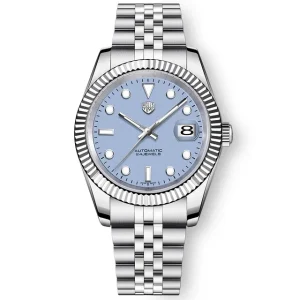 New Rollstimi Men Automatic Watches RT 7930 Stainless Steel Waterproof Luxury Wrist Watch for Men Automatic Date Sapphire Glass