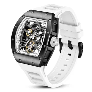 New Skeleton Automatic Watch Hombre Reloj Mecanico Stainless Steel Ready Stock Watches Montre Homme Relogio Automatico