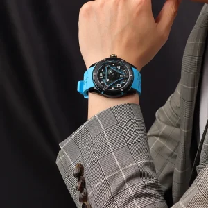 New Stainless Steel Automatic Mechanical Skeleton Sports Casual Luxury Chronograph Watch for Men with Custom Logo