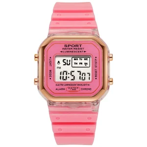 New Students Creative Outdoor Sports LED Digital Watch Boys Girls Children Electronic Watch