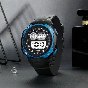 New Style Digital Waterproof Sports Watches Men’s Analog Dual Display Watch for Boy