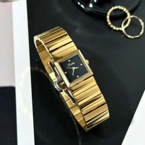 New Women’s Quartz Watch Retro Fashion Square Dial Stainless Steel Strap Light Luxury High Quality Ladies’ Watch
