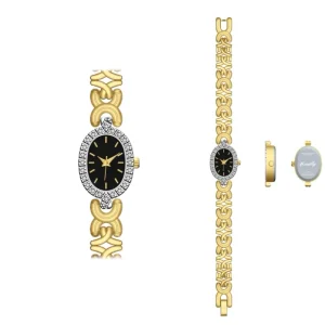 New Women’s Watch Medieval Diamond Vintage Retro Luxury Elegance High Quartz Retro Gold Clock