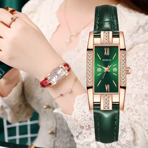 New Women’s Watches Luxury Crystal Women Bracelet Fashion Diamond Ladies Quartz Watches Female Wristwatch for Women