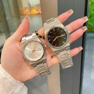 Newest Trendy Quartz Watches Couple Design Waterproof 40mm 904L Stainless Steel Watches