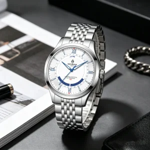 Norway Aurora Institute Limited Edition Automatic Watch 316L Steel Sapphire Crystal Luxury Men’s Mechanical Wristwatch