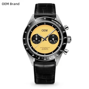 ODM Custom 40mm Seagull ST1901 Movement Luxury Automatic Mechanical Watch Sapphire Crystal Multi-Function Chronograph