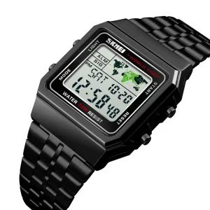 ODM Latest Sport Design OEM Gold Japan Movt Digital Watch Water Resistant Western Montre Homme Relojes