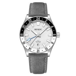 OEM 300m Waterproof Diver Automatic Watch Orologio Automatico Luxury Sapphire Bezel Genuine Suede Leather Mechanical Men Watches