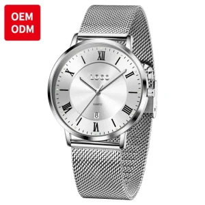 OEM 5623 Factory Custom Sport Fashion Coin Quartz Watch for Men New Design Luminous Waterproof Premium Alloy Case Business