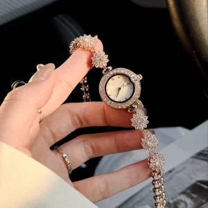 OEM 9581b Women’s Stainless Steel Analog Quartz Watch Business Style Simple Design Glass Dial