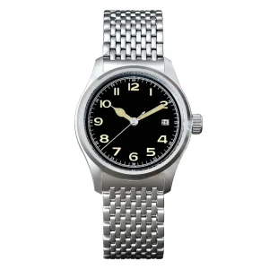 OEM Custom 38mm Men’s Automatic Mechanical Watch with Minimalist Style Dial Calendar Luminous Waterproof Feature Diver Display