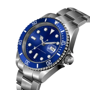 OEM Custom Automatic Movement 904L Stainless Steel Men Diver Watch Waterproof