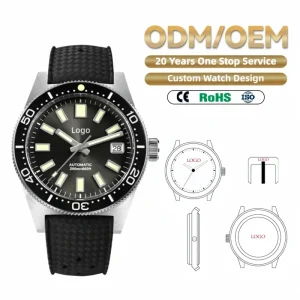 OEM Custom Diver Water Resistant 200M Super Luminous Mechanical Watch