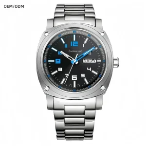 OEM Custom Logo Japanese NH36 Automatic Men’s Watch 20ATM Waterproof Super Luminous Week Display Mechanical Watch