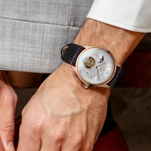 OEM Custom Logo Mechanical Tourbillon Watches Private Label Wristwatch Luxury Brand Watch for Men