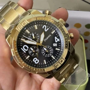 OEM Custom Logo Men’s Business Quartz Watch, 50mm Sapphire Crystal Pointer Dial, 50M Waterproof, Stainless Steel Wristwatch, Reloj