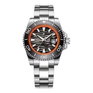 OEM Custom Logo Stainless Steel Diving Watch Japanese Mechanical Automatic Luminous Pointer 300m Water Resistance Men’s Watch