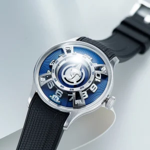 OEM Custom Private Label Logo Watch Men Mechanical Automatic Wandering Hour Wristwatch Le Dome Sapphire Crystal