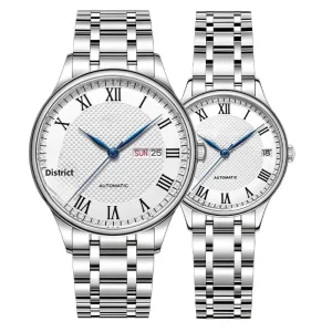 OEM Custom Watch Source Factory Private Label Stainless Steel Automatic Mechanical Watch Japanese Movement Acrylic 41mm Pointer
