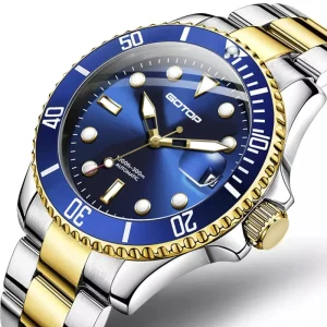 OEM Customized Luxury Stainless Steel Automatic Movement Mechanical Wrist Watch for Men Japan Brand Luminous Pointer Window Glass