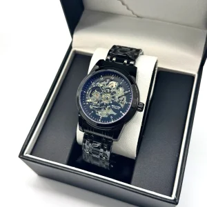 OEM Factory Hollow Out Dial Mechanical Watch Visible Movement Automatic Watch for Men