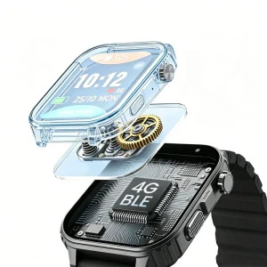 OEM L22 4G Smart Watch Staff Care Management SOS Fall Detection GPS Geo Fence Emergency Alert Inteligente