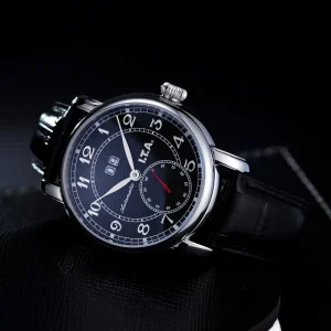 OEM Latest Style Luxury Mechanical Automatic Watch Elegant Retro Charm 5ATM Glass Case Leather Strap for Business Casual Use