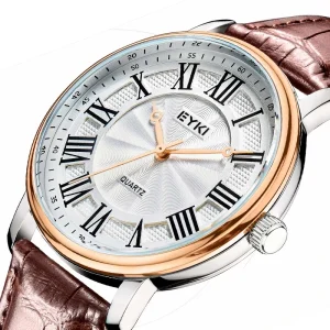 OEM Luxury Couple Watch Low MOQ Business Quartz Men’s Women’s Watch Simple Leather Strap Wrist Watch Montre Pour Hommes