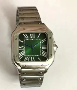 OEM Luxury Square Roman Numeral Dial Stainless Steel NH35 Men’s Automatic Watch