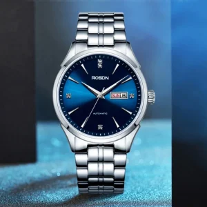 OEM Mechanical Wrist Watches Luxury Minimalist Stainless Steel Classic