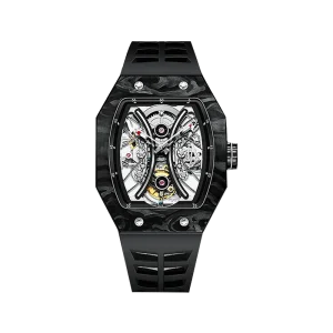 OEM Men’s Luxury RM Style Luminous Tourbillon Mechanical Watch Stainless Steel Waterproof