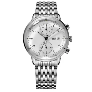OEM ODM 316L Stainless Steel Case and Strap Hangzhou 2BA0 Automatic Mechanical Movement Fashion Classic Business Watch for Men