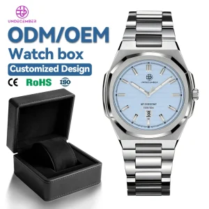 OEM ODM Custom Classic Stainless Steel Men’s Wristwatch, 5 ATM Water Resistant Business Quartz Watch