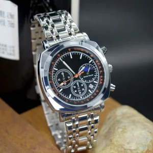 OEM ODM Custom Designer Watches Men Multi Functional Waterproof Luminous Chronograph Steel