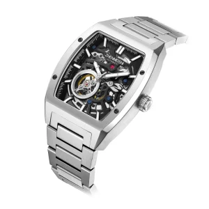 OEM ODM Luxury Business Men’s Stainless Steel Watch Waterproof Multi Functional Fully Automatic Mechanical Pointer Luminous