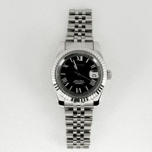 OEM ODM Luxury Dial Stainless Steel Luminous 3atm Waterproof Automatic Mechanical Wrist Watch for Men