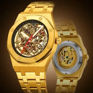 OEM ODM Private Label Men’s Automatic Mechanical Sport Stainless Steel Watch, 42mm Dial, Water Resistant