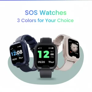 OEM ODM SOS Watches Health Monitoring Wearables Elderly Safety Smart Bracelet with Fall Detection and Real Time GPS Tracking
