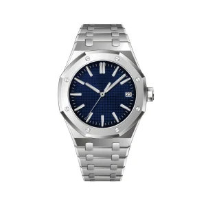 OEM ODM Sport Casual Men’s Waterproof Automatic Mechanical Watch Stainless Steel Band Calendar